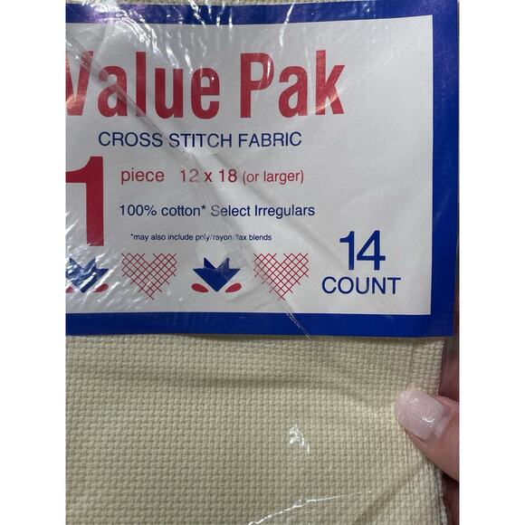 Vintage Lot 1980s Ziggy Designs Counted Cross Stitch Book, Fabric USA Made - Picture 4 of 8